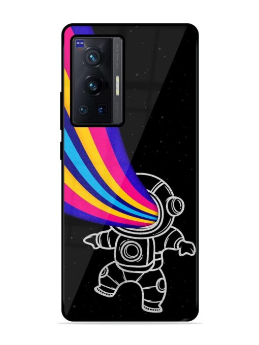 Astronaut Glossy Metal TPU Phone Cover for Vivo X70 Pro (5G) Zapvi