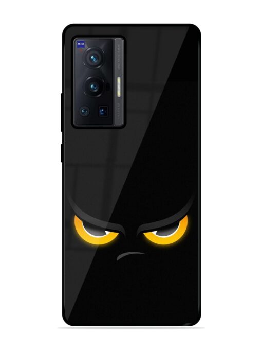 Scary Yellow Eye Glossy Metal TPU Phone Cover for Vivo X70 Pro (5G) Zapvi