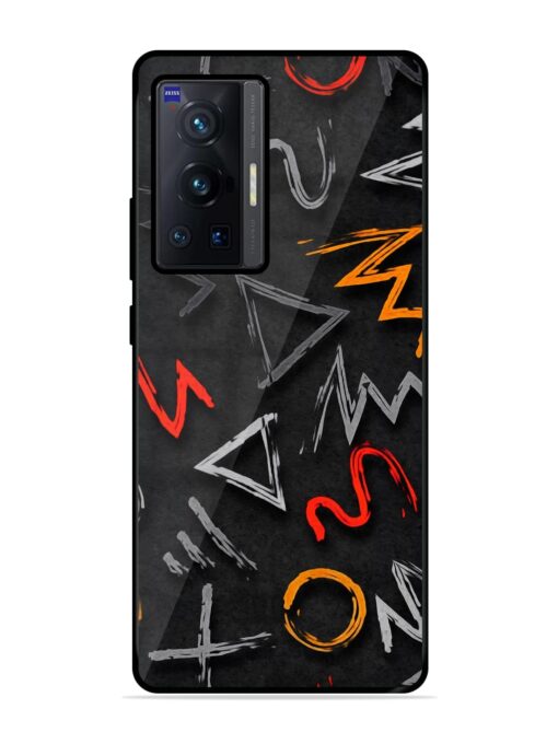 Grungy Graffiti Glossy Metal Phone Cover for Vivo X70 Pro (5G) Zapvi