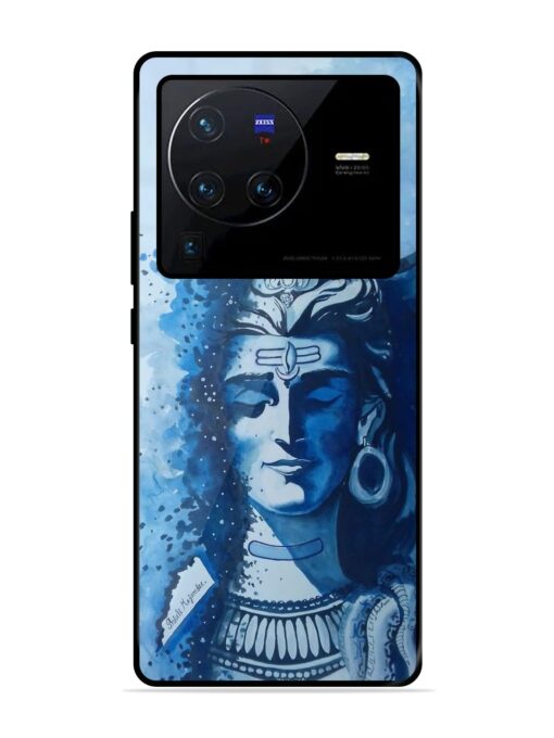 Shiv Art Glossy Metal Phone Cover for Vivo X80 Pro Zapvi