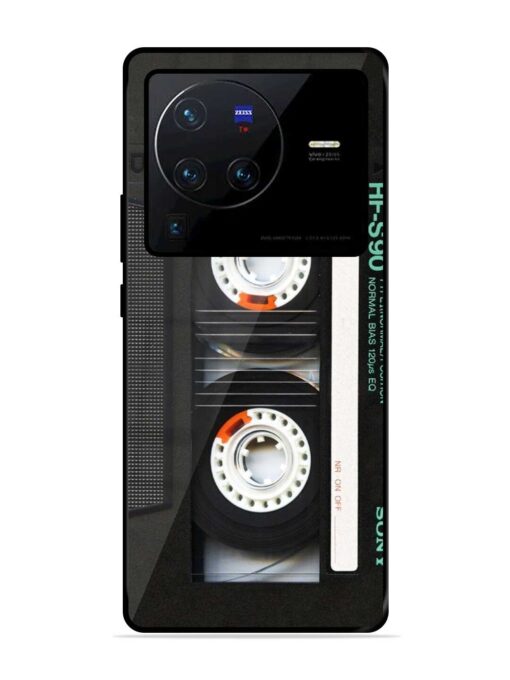 Sony Hf-S90 Cassette Glossy Metal Phone Cover for Vivo X80 Pro Zapvi