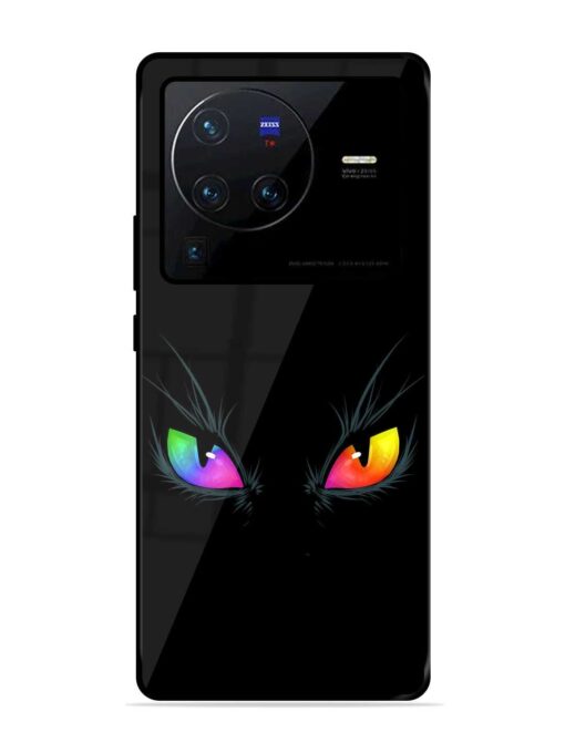 Cat Eyes Glossy Metal Phone Cover for Vivo X80 Pro Zapvi