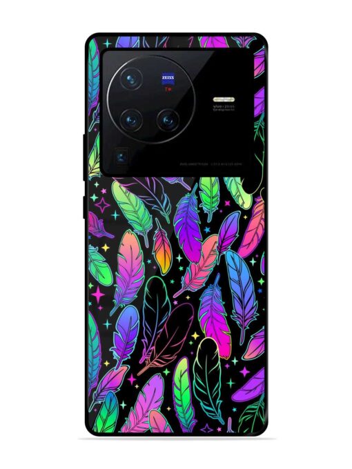 Bright Multi Colored Seamless Glossy Metal Phone Cover for Vivo X80 Pro