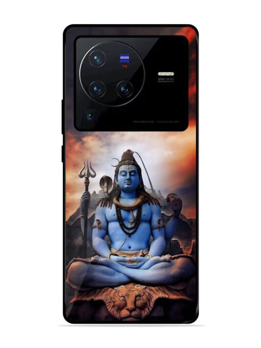 Jai Jai Shiv Glossy Metal Phone Cover for Vivo X80 Pro Zapvi