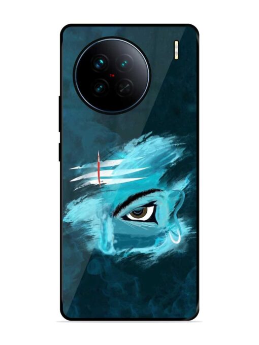 Lord Shiva Glossy Metal Phone Cover for Vivo X90