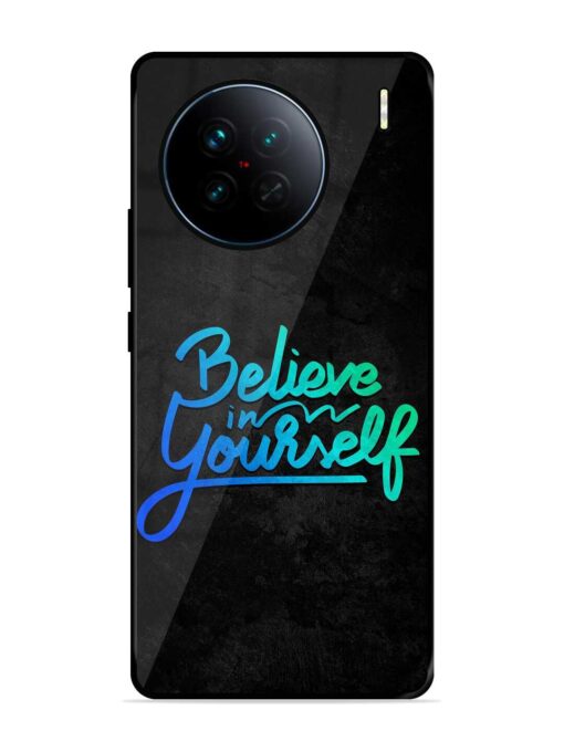 Believe In Yourself Glossy Metal Phone Cover for Vivo X90