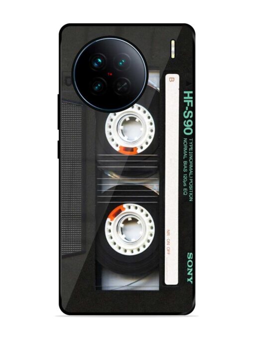 Sony Hf-S90 Cassette Glossy Metal Phone Cover for Vivo X90 Zapvi