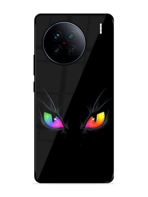 Cat Eyes Glossy Metal Phone Cover for Vivo X90 Zapvi