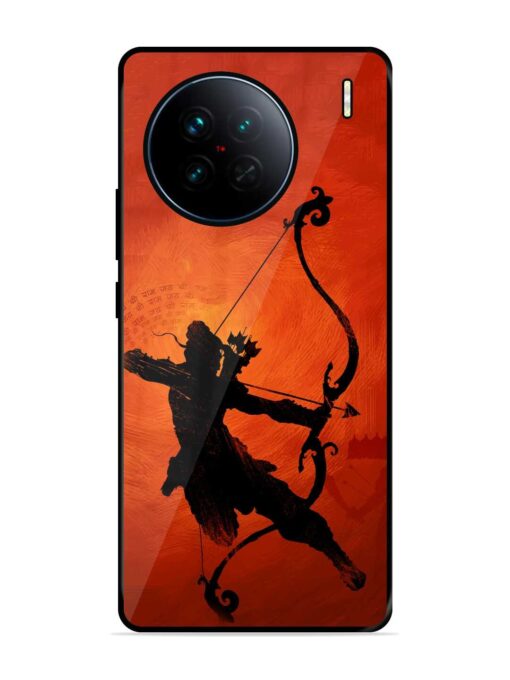 Illustration Lord Rama Glossy Metal Phone Cover for Vivo X90 Zapvi