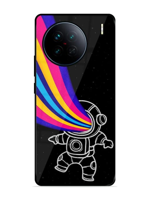 Astronaut Glossy Metal TPU Phone Cover for Vivo X90