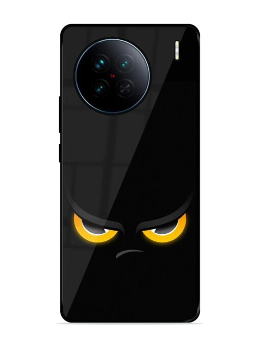 Scary Yellow Eye Glossy Metal TPU Phone Cover for Vivo X90