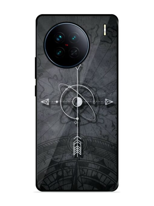 Lighting Cross Glossy Metal Phone Cover for Vivo X90