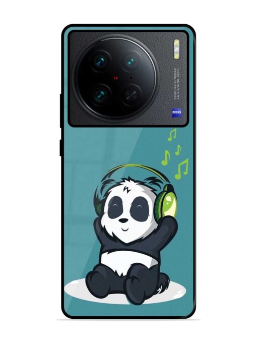 Music Panda Glossy Metal Phone Cover for Vivo X90 Pro Zapvi