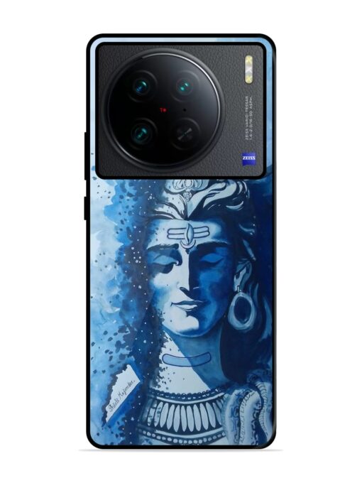 Shiv Art Glossy Metal Phone Cover for Vivo X90 Pro Zapvi