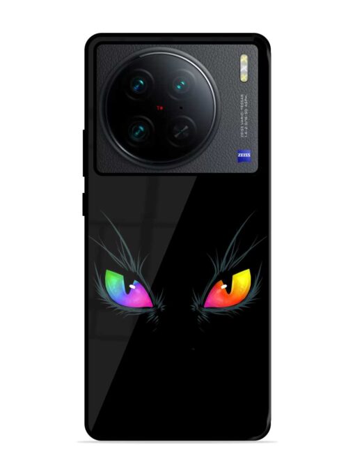 Cat Eyes Glossy Metal Phone Cover for Vivo X90 Pro Zapvi