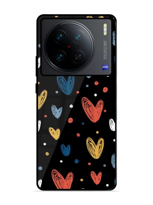 Happy Valentines Day Glossy Metal TPU Phone Cover for Vivo X90 Pro