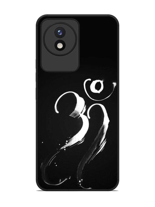 Om Logo Glossy Metal Phone Cover for Vivo Y02