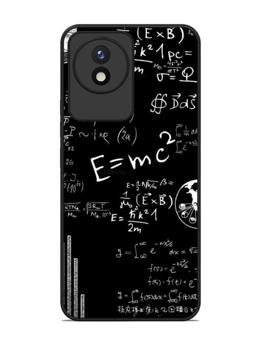 E=Mc2 Mass?Energy Equivalence Glossy Metal Phone Cover for Vivo Y02