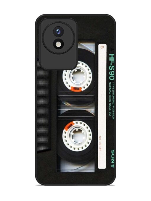 Sony Hf-S90 Cassette Glossy Metal Phone Cover for Vivo Y02 Zapvi