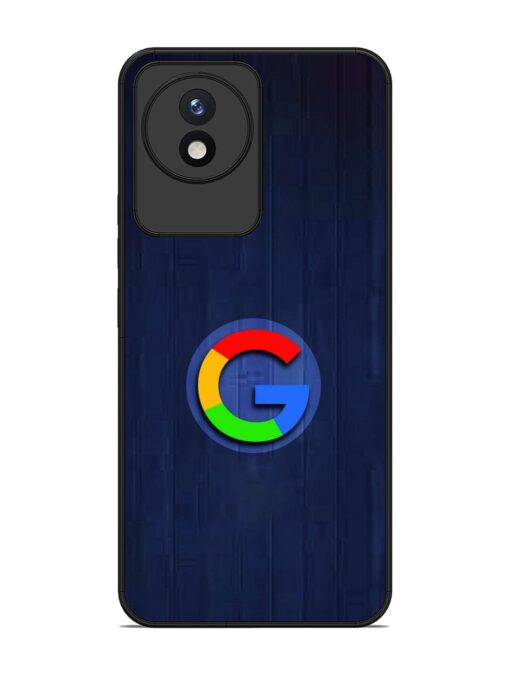 Google Logo Printed Glossy Metal TPU Phone Cover for Vivo Y02