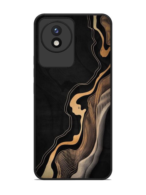 Abstract Art Glossy Metal TPU Phone Cover for Vivo Y02 Zapvi