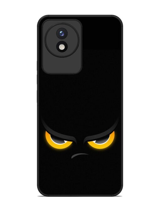 Scary Yellow Eye Glossy Metal TPU Phone Cover for Vivo Y02