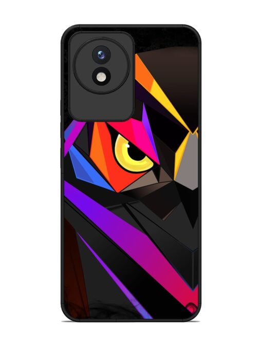 Wpap Owl Glossy Metal Phone Cover for Vivo Y02 Zapvi