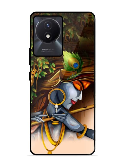 Krishna Glossy Metal Phone Cover for Vivo Y02T Zapvi