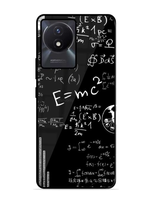 E=Mc2 Mass?Energy Equivalence Glossy Metal Phone Cover for Vivo Y02T