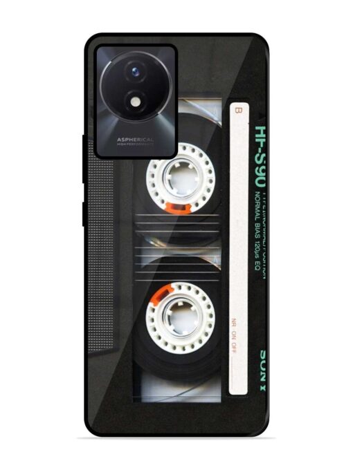 Sony Hf-S90 Cassette Glossy Metal Phone Cover for Vivo Y02T Zapvi