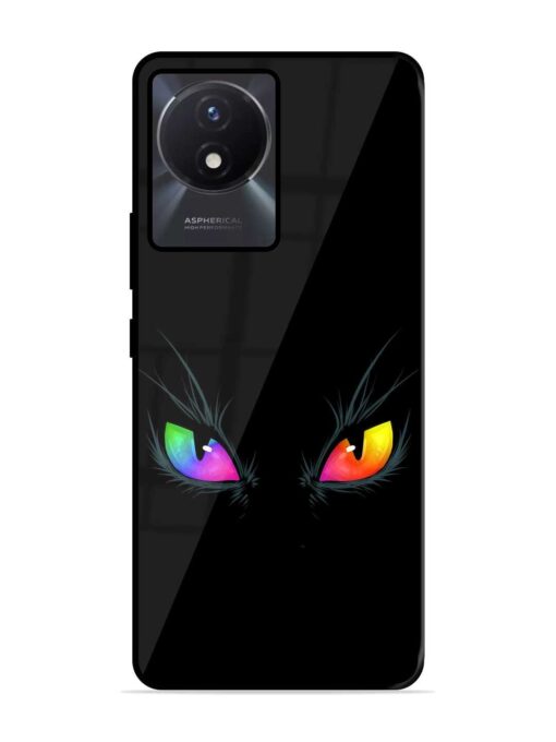 Cat Eyes Glossy Metal Phone Cover for Vivo Y02T