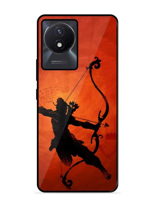 Illustration Lord Rama Glossy Metal Phone Cover for Vivo Y02T Zapvi