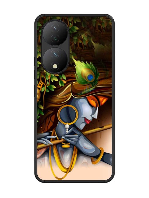 Krishna Glossy Metal Phone Cover for Vivo Y100 (5G) Zapvi