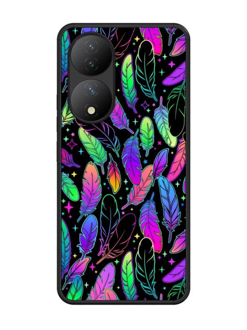 Bright Multi Colored Seamless Glossy Metal Phone Cover for Vivo Y100 (5G)