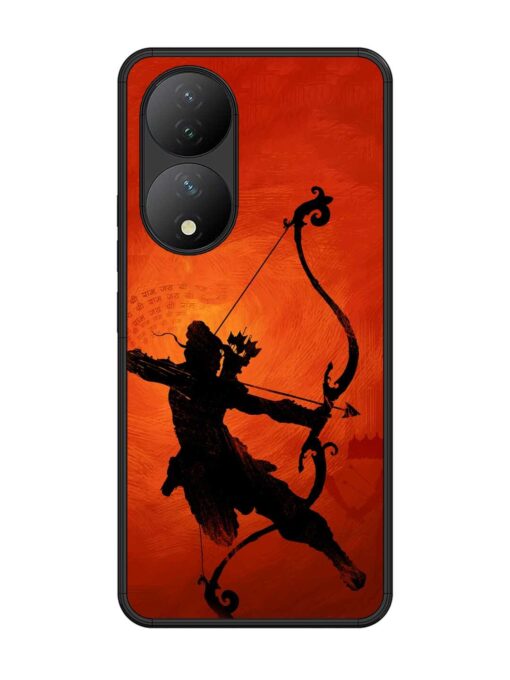 Illustration Lord Rama Glossy Metal Phone Cover for Vivo Y100 (5G) Zapvi