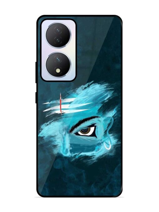 Lord Shiva Glossy Metal Phone Cover for Vivo Y100A (5G) Zapvi