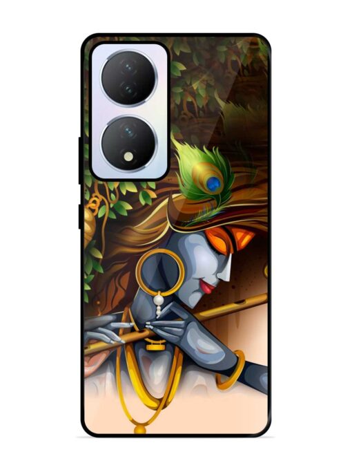 Krishna Glossy Metal Phone Cover for Vivo Y100A (5G) Zapvi