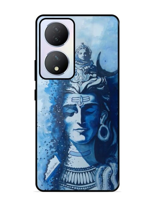 Shiv Art Glossy Metal Phone Cover for Vivo Y100A (5G) Zapvi