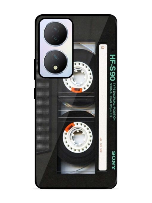 Sony Hf-S90 Cassette Glossy Metal Phone Cover for Vivo Y100A (5G)