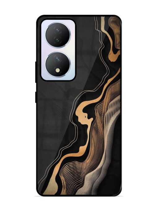 Abstract Art Glossy Metal TPU Phone Cover for Vivo Y100A (5G) Zapvi