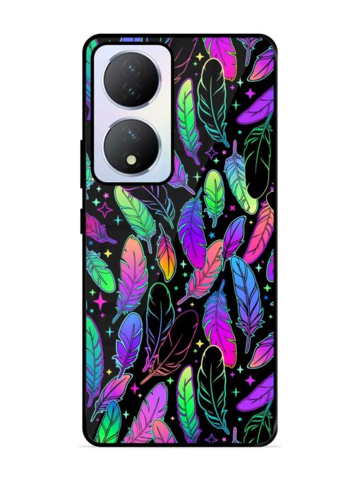 Bright Multi Colored Seamless Glossy Metal Phone Cover for Vivo Y100A (5G) Zapvi