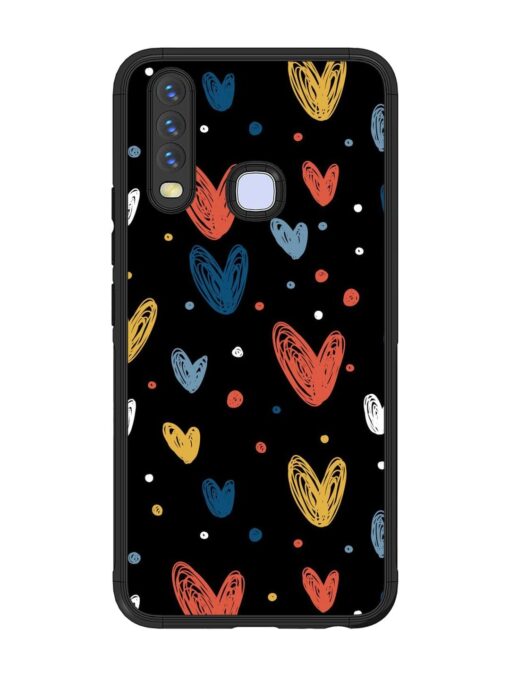 Happy Valentines Day Glossy Metal TPU Phone Cover for Vivo Y12