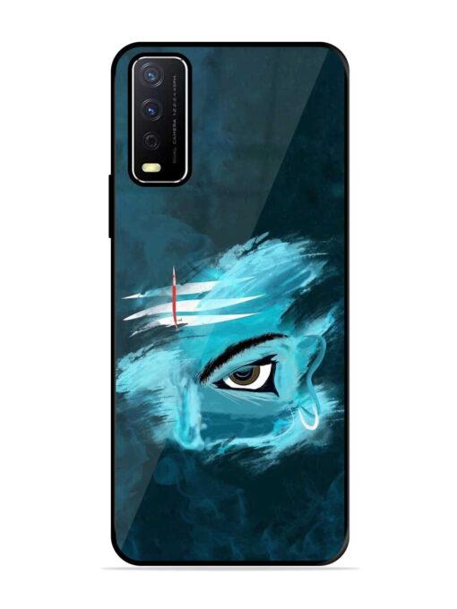 Lord Shiva Glossy Metal Phone Cover for Vivo Y12S Zapvi