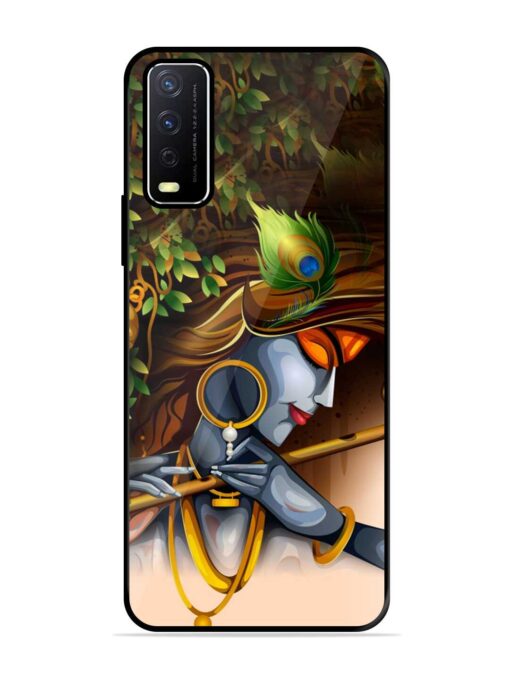 Krishna Glossy Metal Phone Cover for Vivo Y12S Zapvi