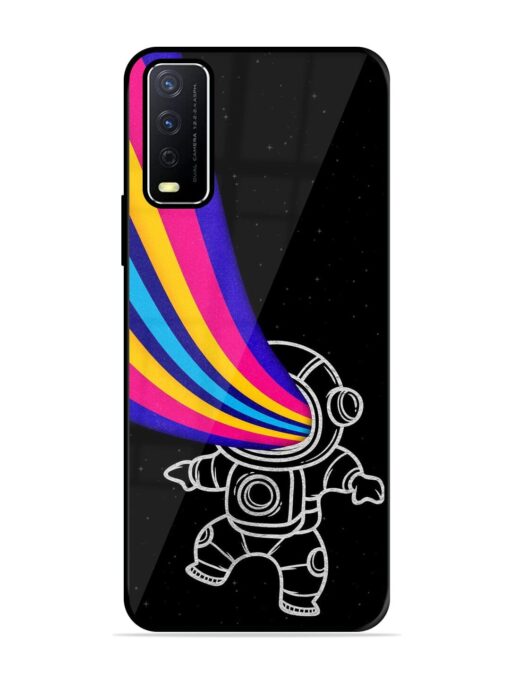 Astronaut Glossy Metal TPU Phone Cover for Vivo Y12S Zapvi