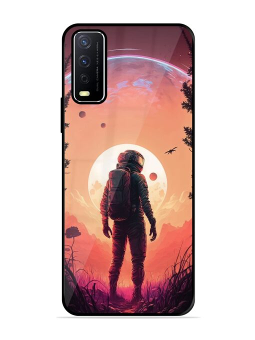 Red Sky At Morning Glossy Metal Phone Cover for Vivo Y12S Zapvi