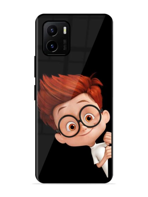 Smart Boy Cartoon Glossy Metal Phone Cover for Vivo Y15S Zapvi