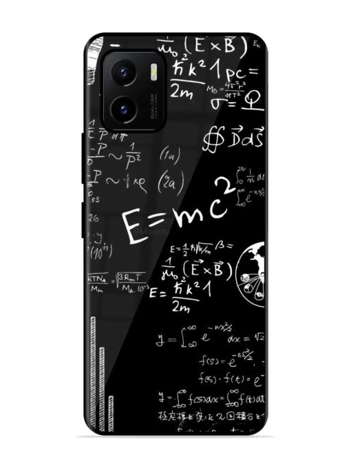 E=Mc2 Mass?Energy Equivalence Glossy Metal Phone Cover for Vivo Y15S Zapvi