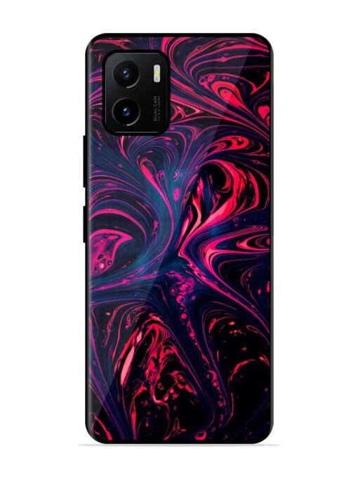 Abstract Background Glossy Metal Phone Cover for Vivo Y15S Zapvi