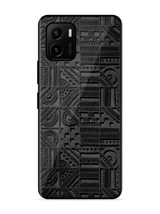 Seamless Pattern Glossy Metal Phone Cover for Vivo Y15S Zapvi